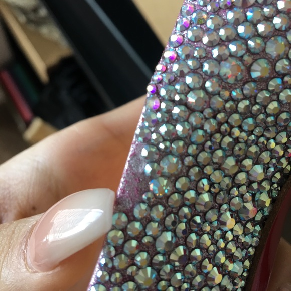 AUTHENTIC CHRISTIAN LOUBOUTIN SWAROVSKI CRYSTALS - Picture 4 of 8
